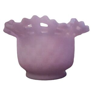 Pink Decorative Glass Bowl